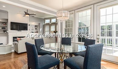 Imagem de sala de estar de uma casa residencial